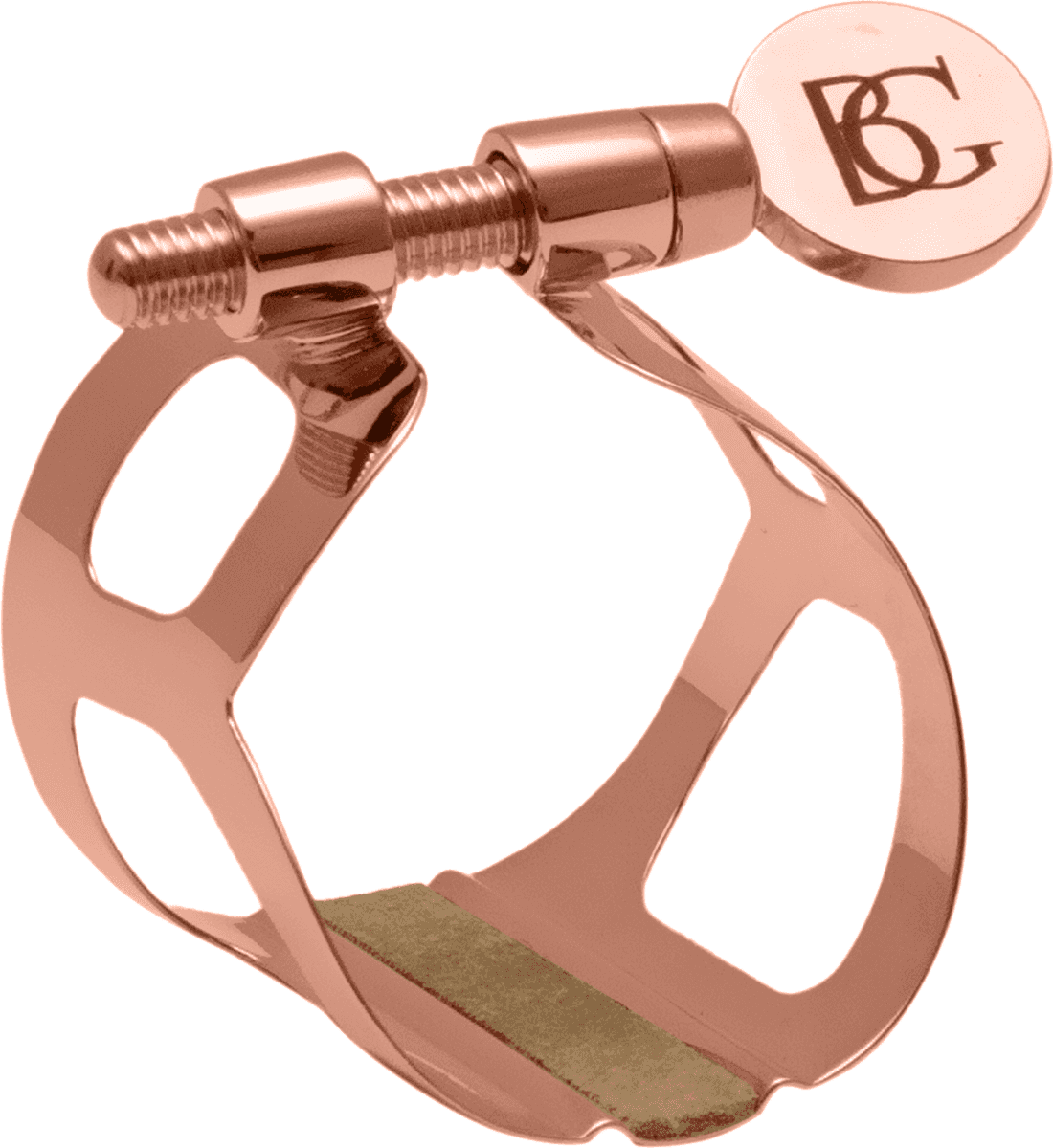 BG Ligature Tradition plaquée or rose - clarinette basse