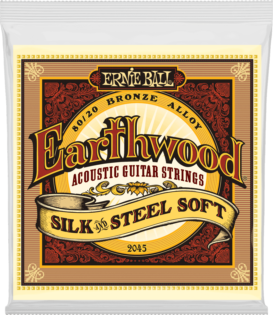 Ernie Ball Earthwood 80/20 bronze soft - silk&steel 11-52