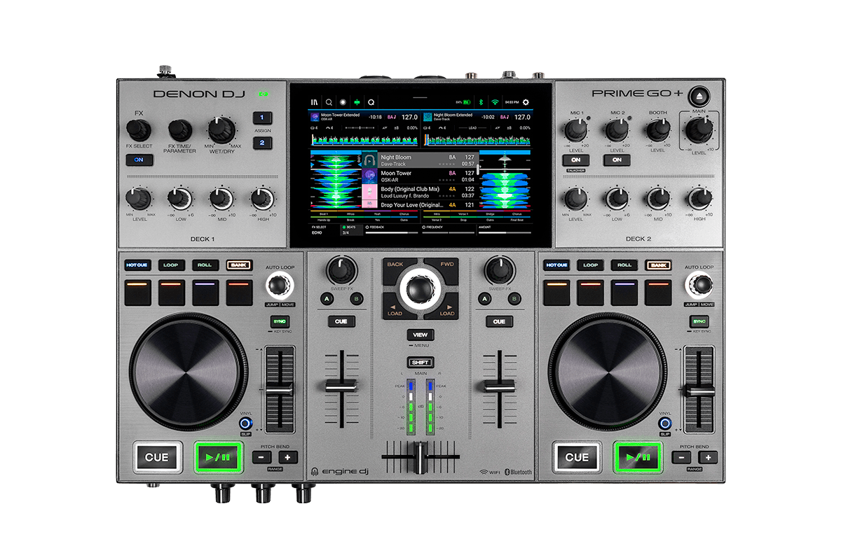 Denon DJ Système DJ tout-en-un 2 voies autonome sur batterie, écran tactile 7"