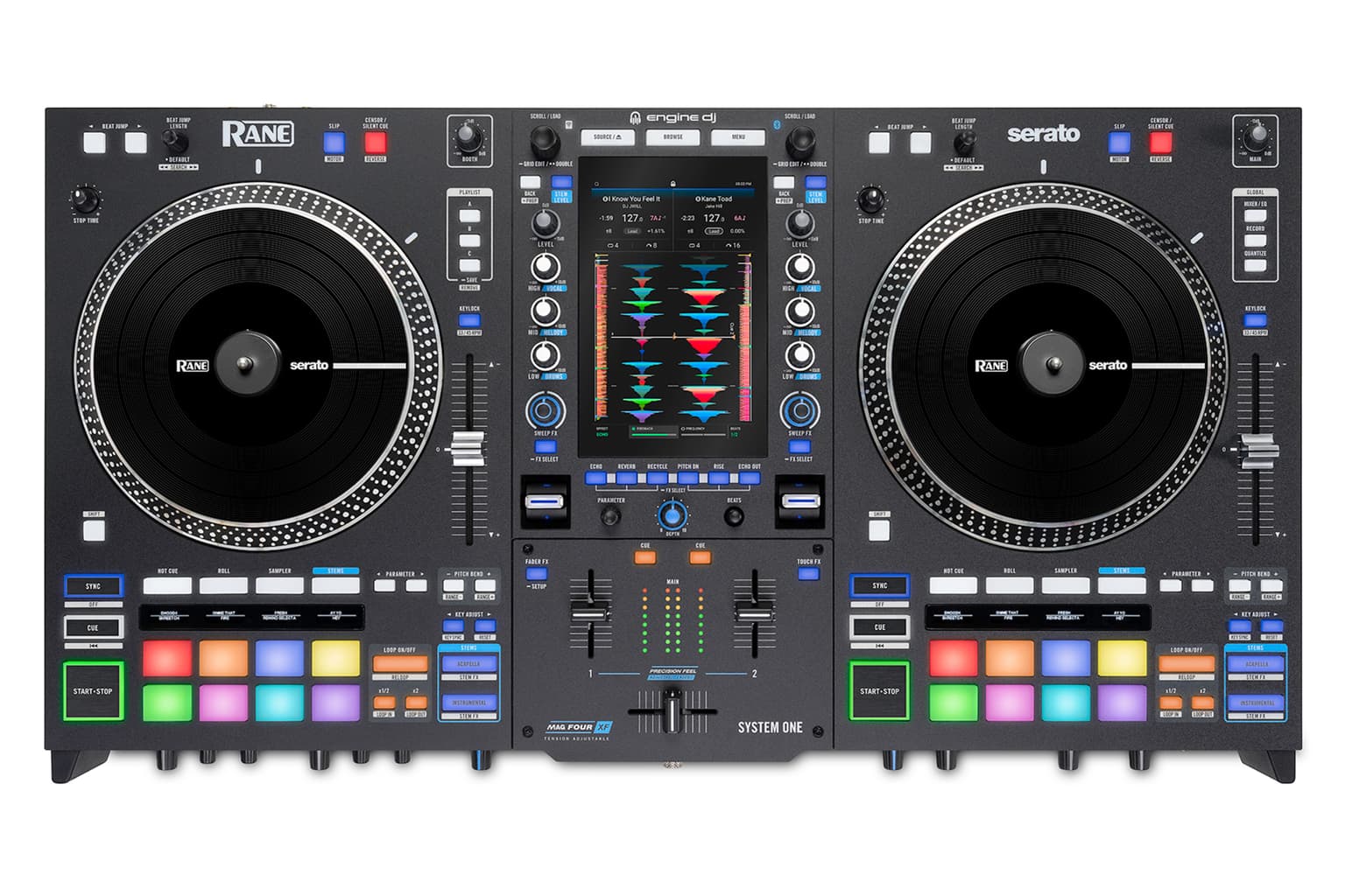 Rane DJ Système DJ autonome motorisé tout-en-un 2 voies, Stems et FX intégrés