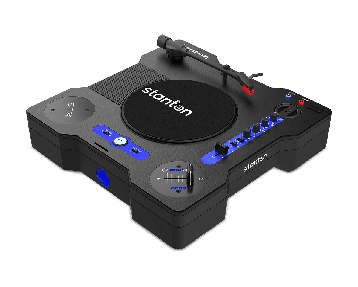 Stanton Platine vinyle Scratch, mini Innofader, USB, BT, HP