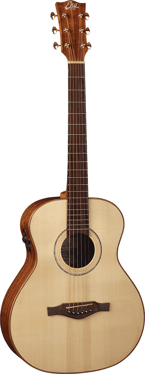 Eko Guitare Travel electro epicea massif/ovangkol massif + gigbag