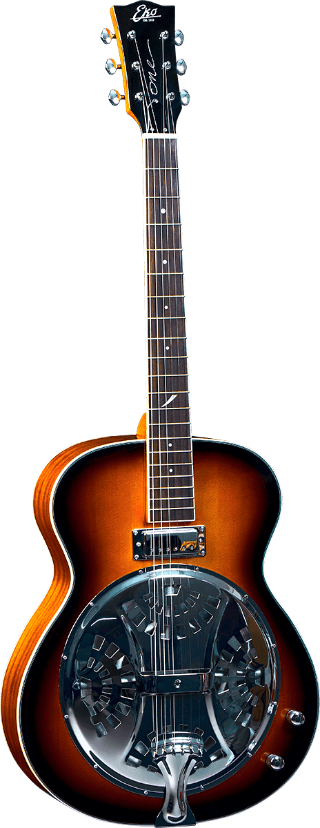 Eko Guitare Resonator electro Sunburst
