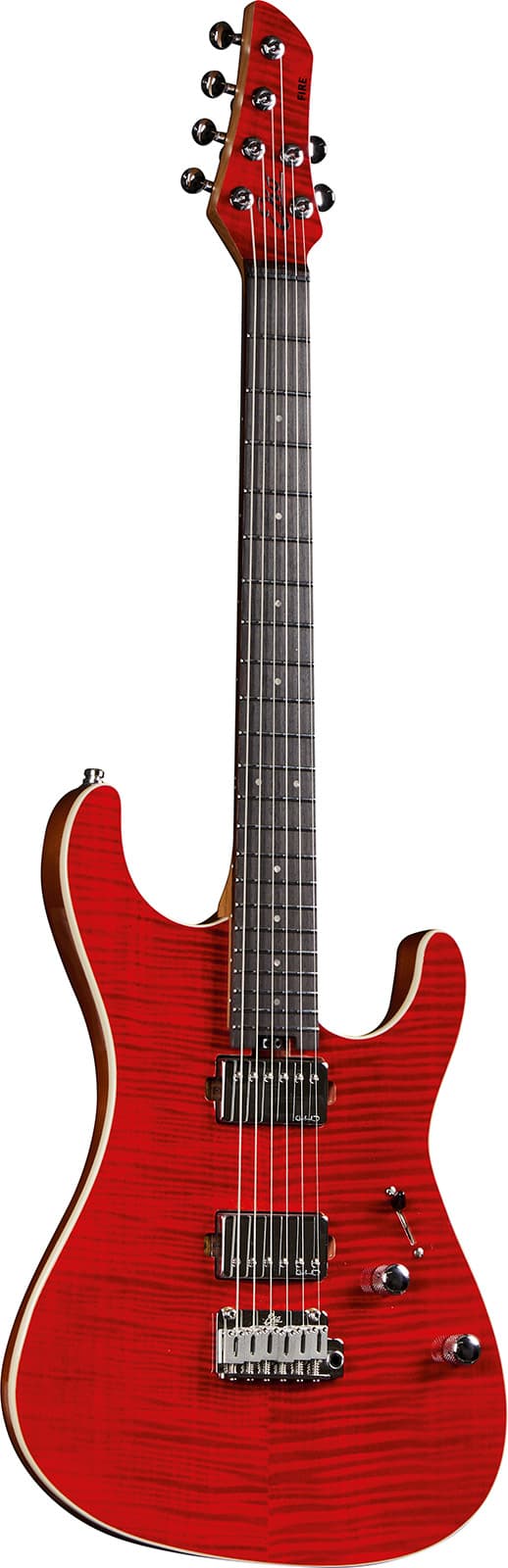 Eko Guitare électrique Fire 800 Musa Red Flamed