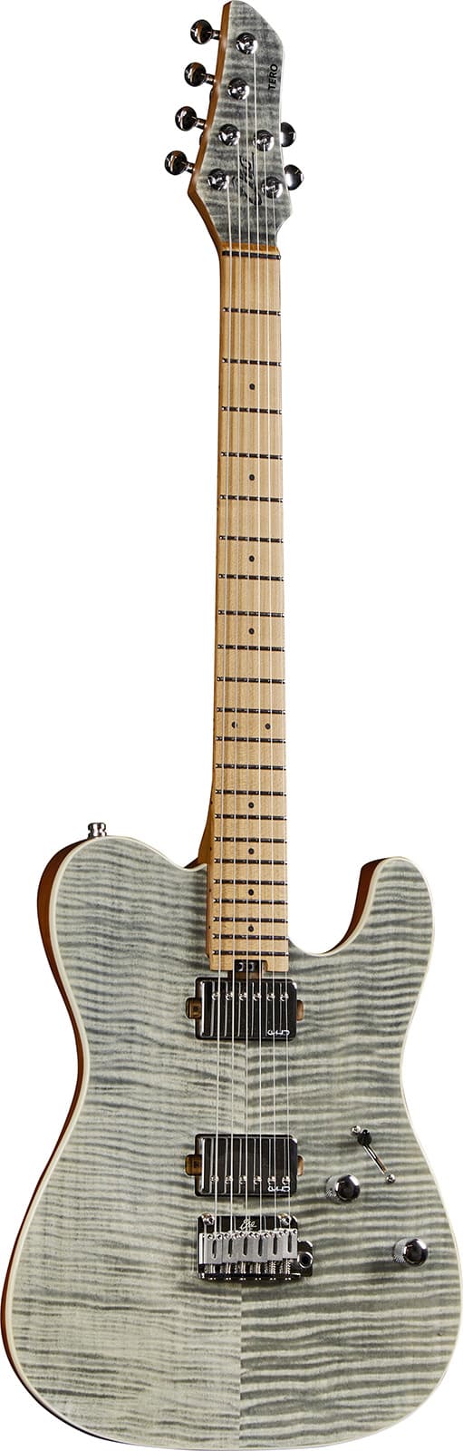 Eko Guitare électrique Tero 801 Musa Grey Flamed
