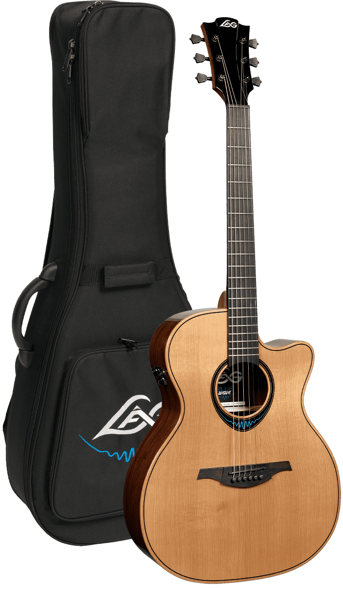 Lâg Guitare acoustique BlueWave 2 Auditorium Pan Coupé Électro