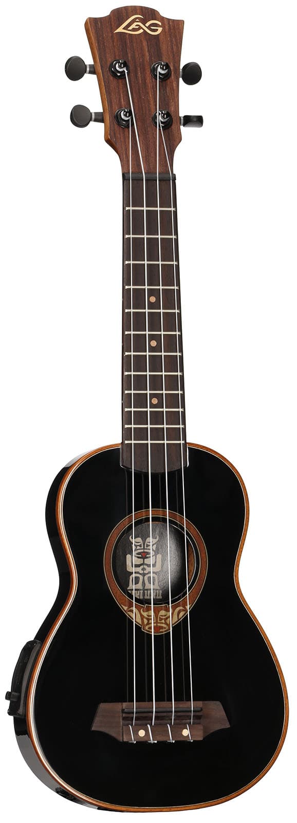 Lâg Tiki Uku Soprano Slim Arched Back Electro