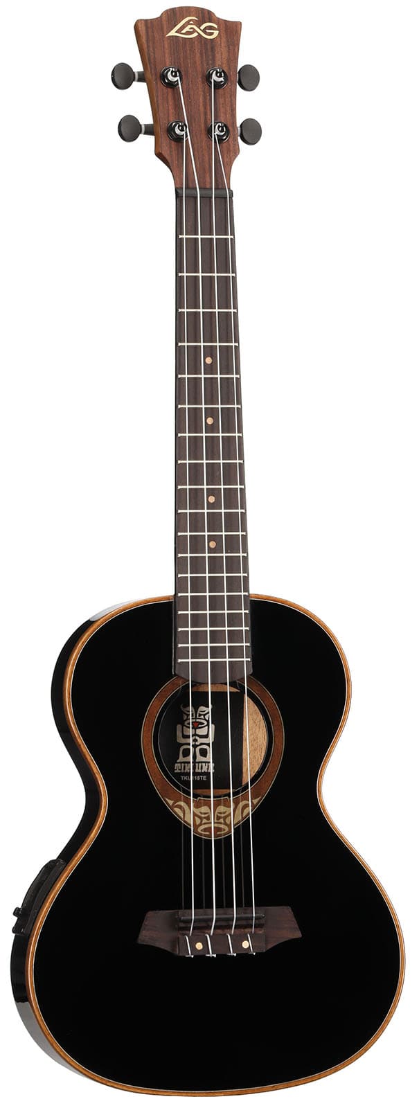 Lâg Tiki Uku Tenor Arched Back Electro