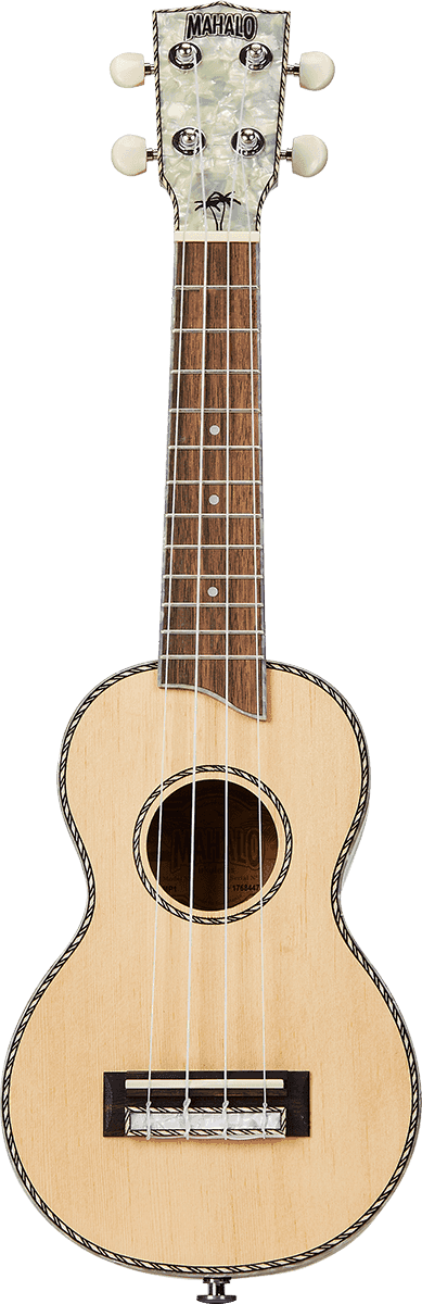 Mahalo Soprano électro naturel tête perlée + housse