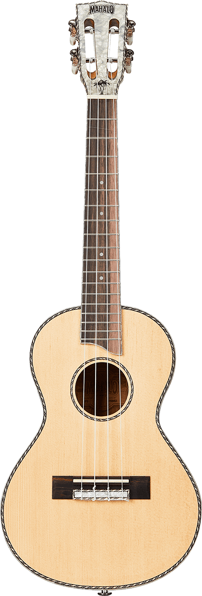 Mahalo Tenor éléctro naturel tête perlée + housse