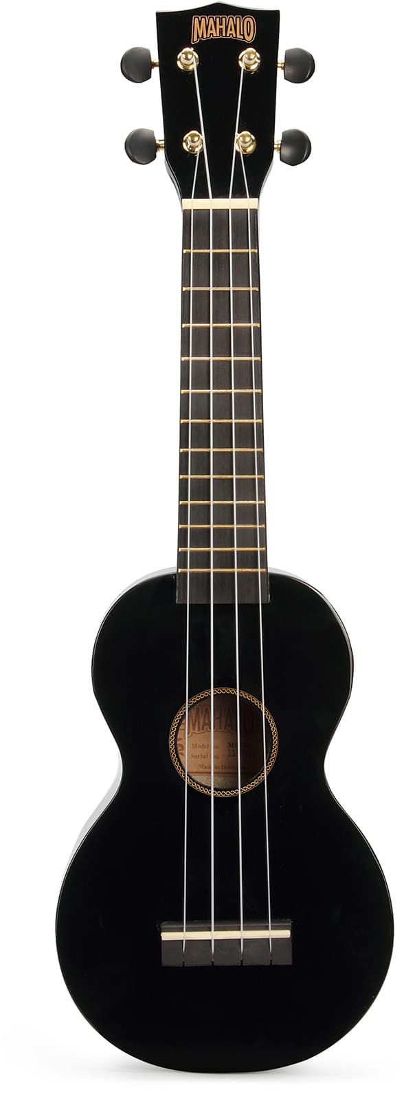 Mahalo Rainbow soprano black + housse