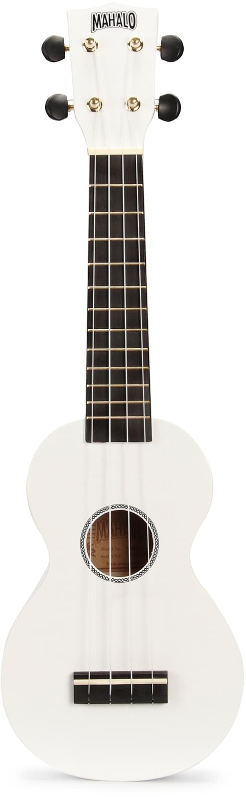 Mahalo Rainbow soprano white + housse