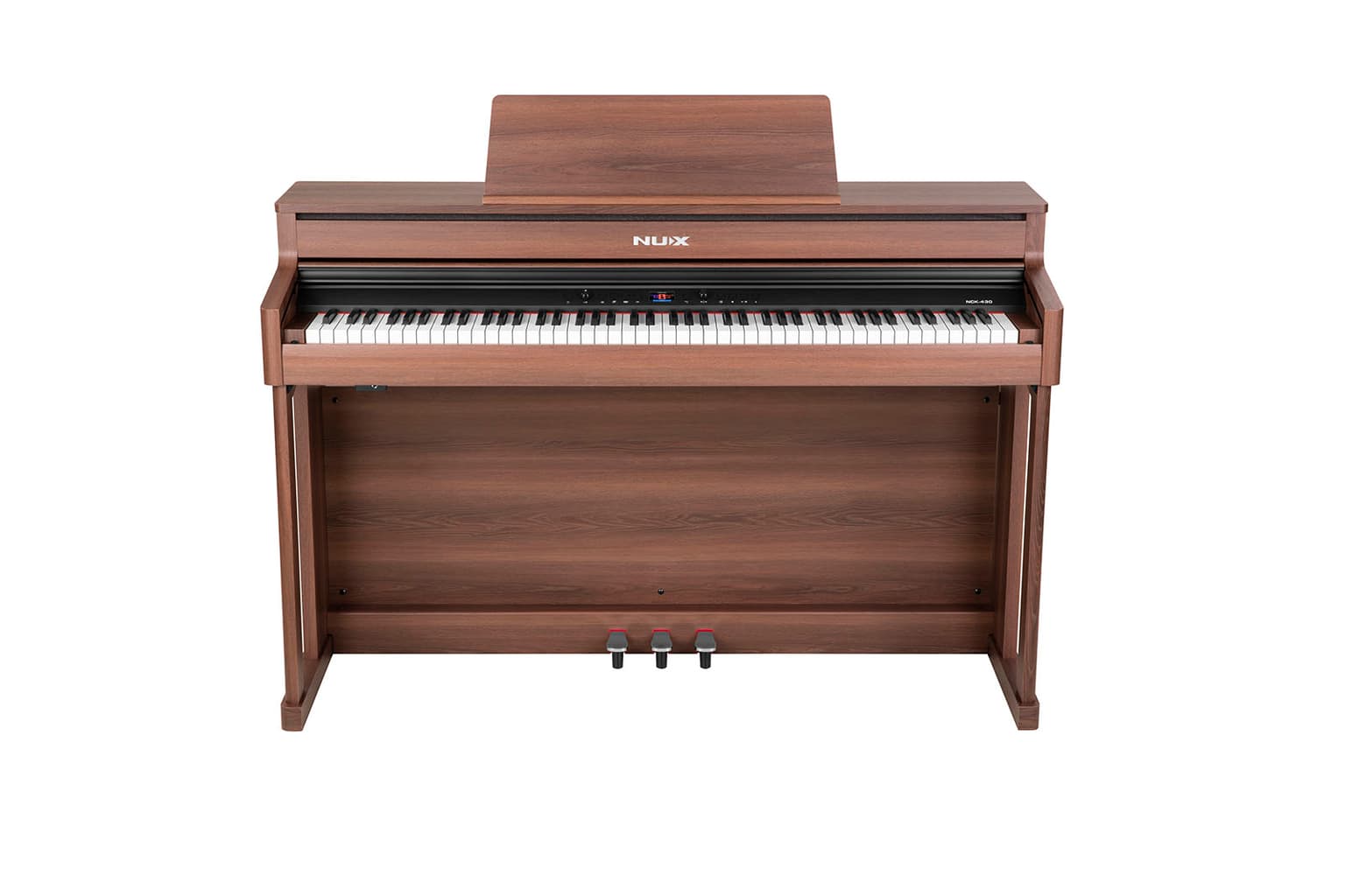 Nux Piano numérique 88 touches marron avec meuble