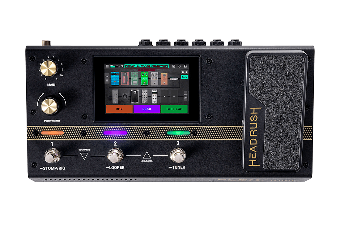 HeadRush Processeur d'amplis/FX compact, écran tactile 4", WiFi