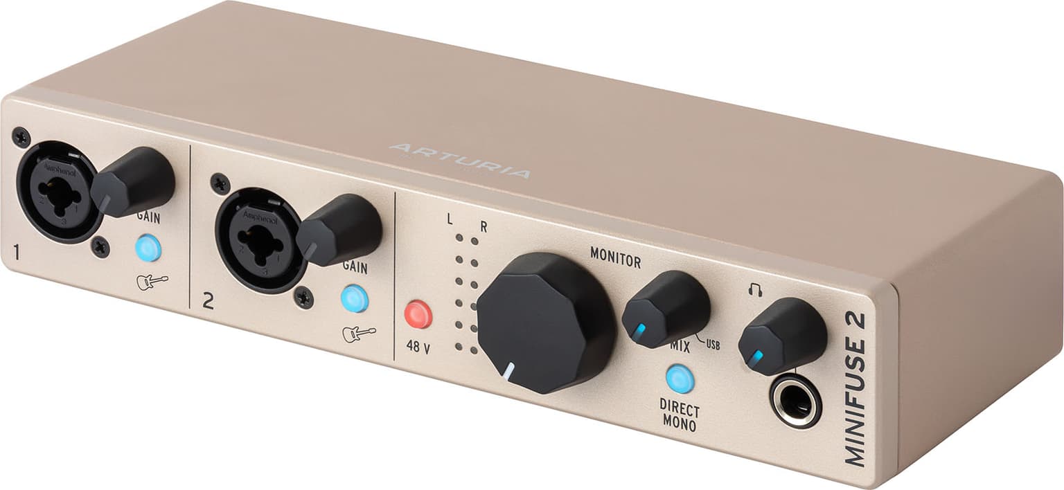 Arturia Interface audio USB 2 entrée MINIFUSE champagne - édition limitée