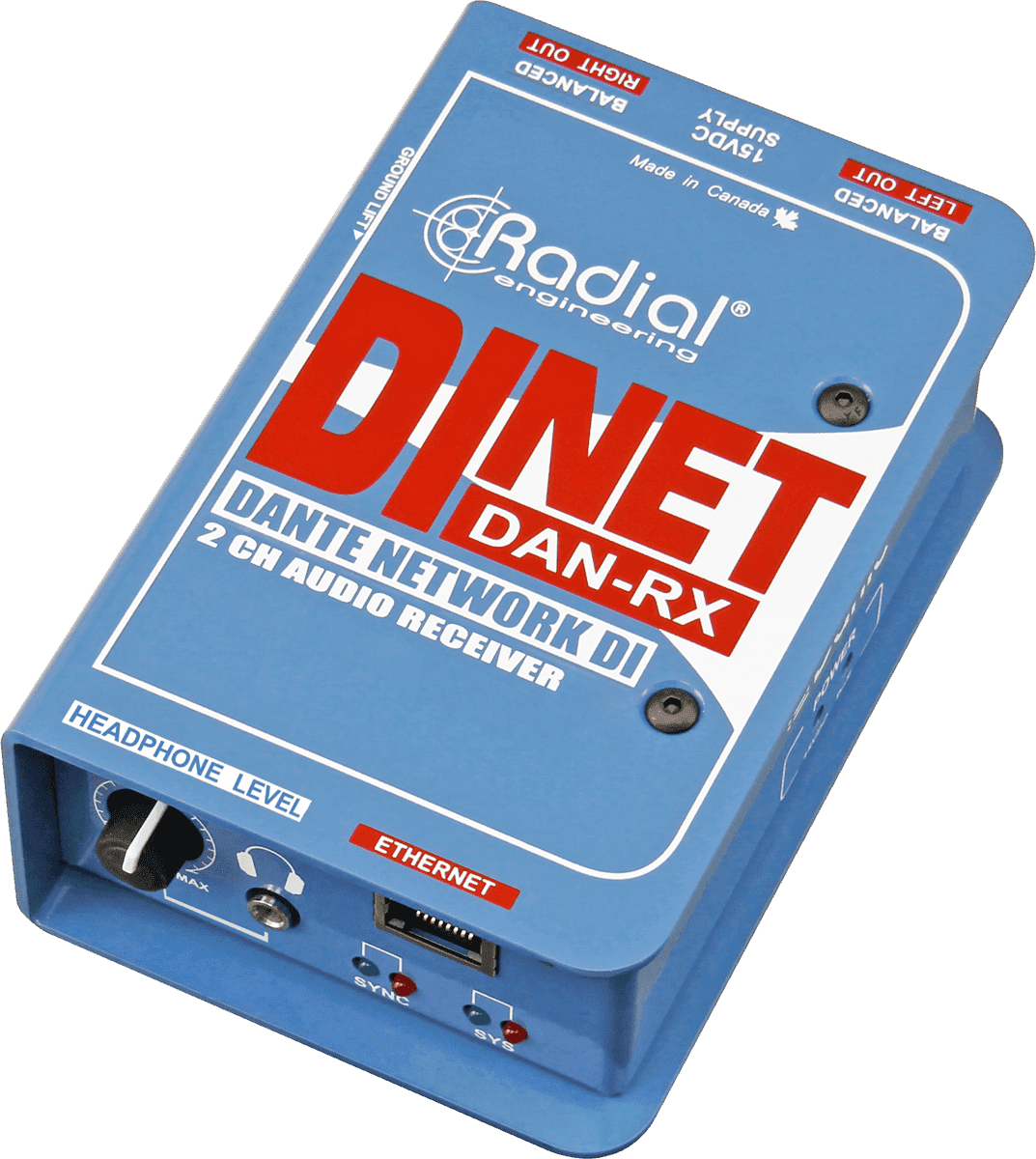 Radial Engineering DI récepteur Dante stéréo