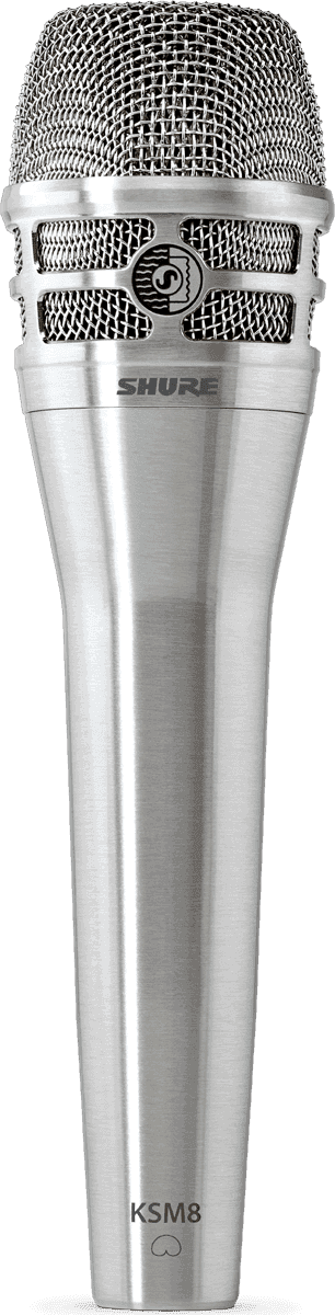 Shure Micro dynamique dualdyne argent