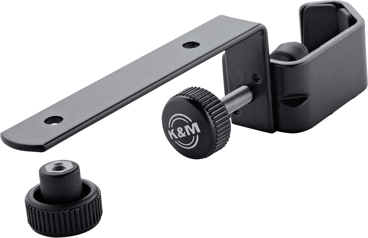 K&M Montant avec clamp pour fixation pupitre