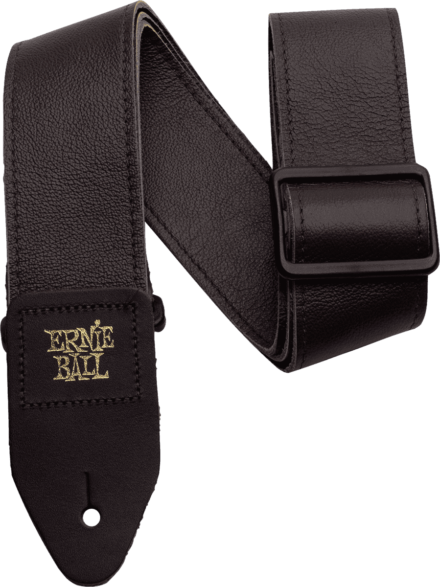 Ernie Ball Sangle cuir italien marron