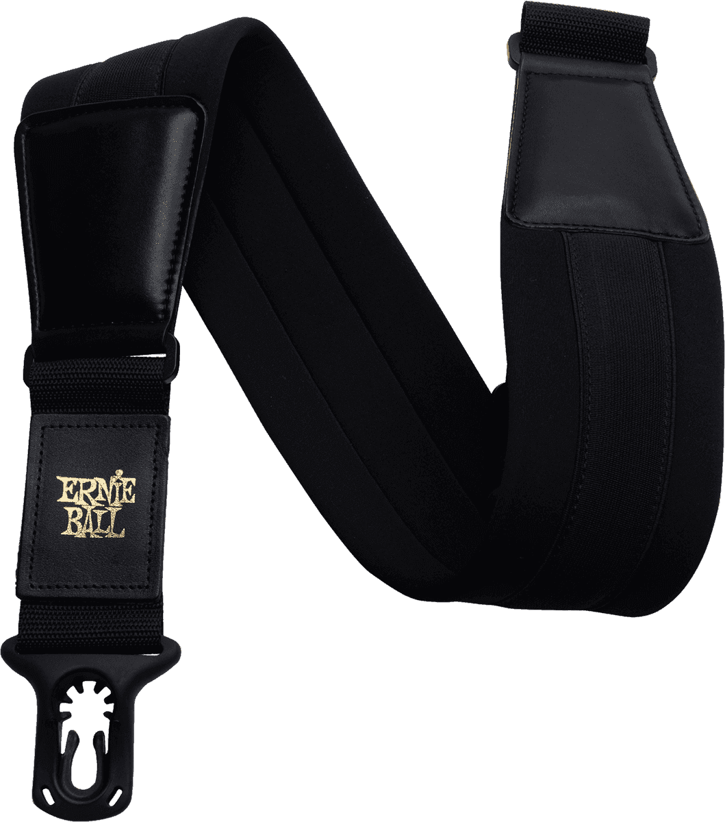 Ernie Ball Sangle polylock neoprène noir large
