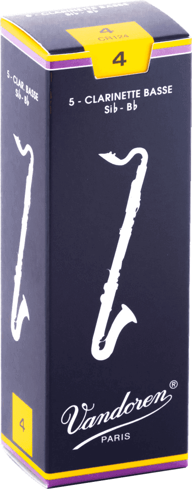 Vandoren Anches clarinette basse Traditionnelles force 4