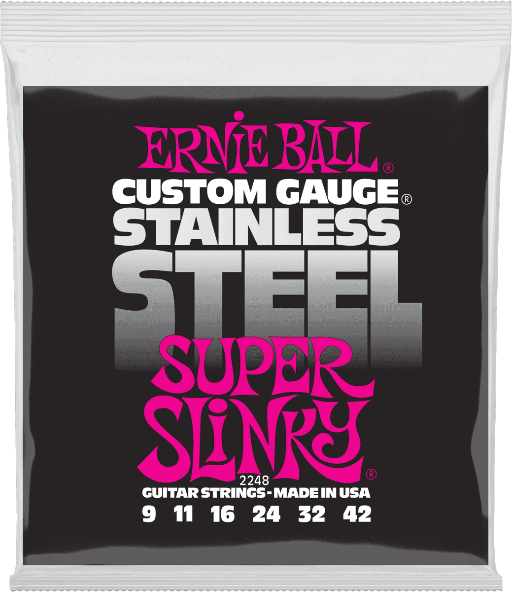Ernie Ball Slinky stainless steel 9-42