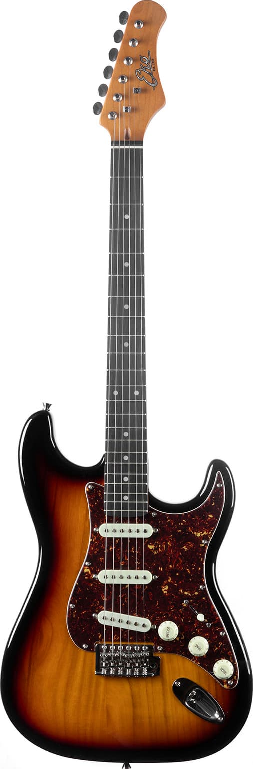 Eko Guitare Electrique ST 400 type Strat Sunburst