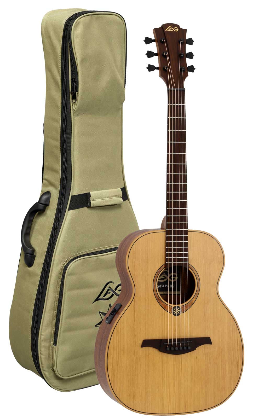 Lâg Guitare acoustique Escapade Red Cedar Électro