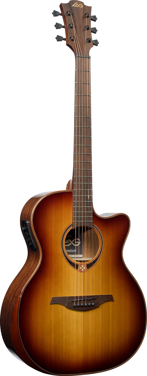 Lâg Auditorium bevel cutaway electro brown shadow