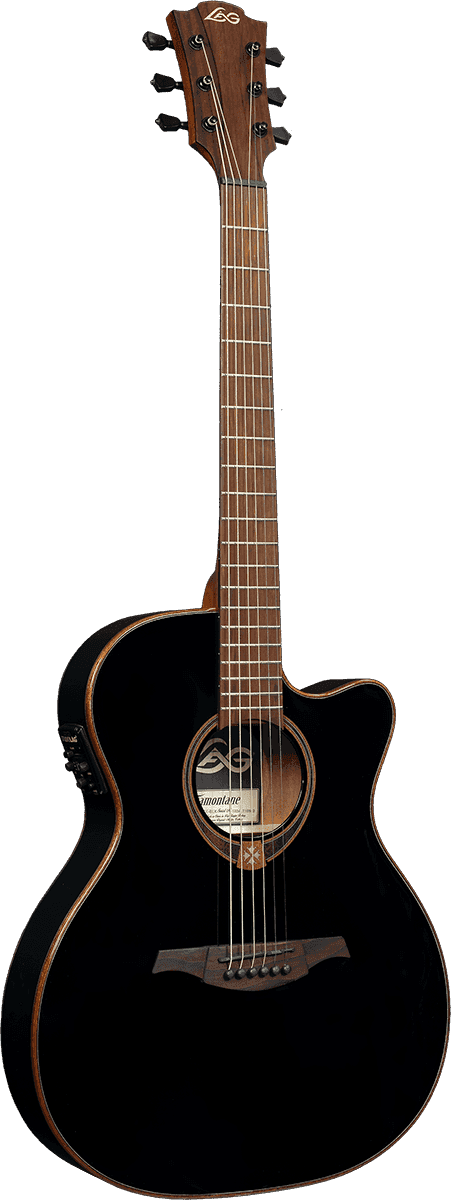Lâg Auditorium slim cutaway electro black