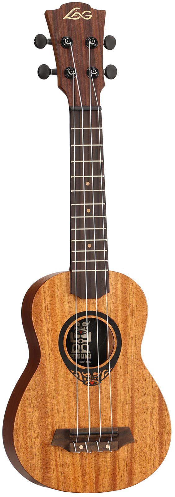 Lâg Ukulele Soprano solid top arched back