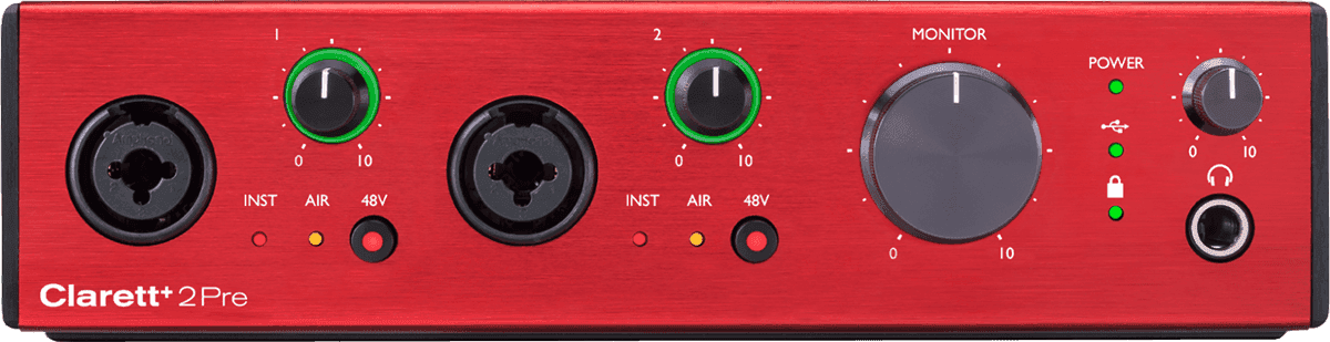 Focusrite Interface Clarett + 2Pre USB-C